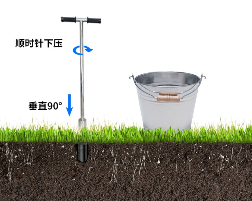 Pipe type soil moisture monitoring instrument