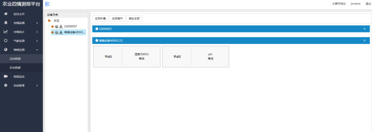 Intelligent Agriculture Four Situation Monitoring System